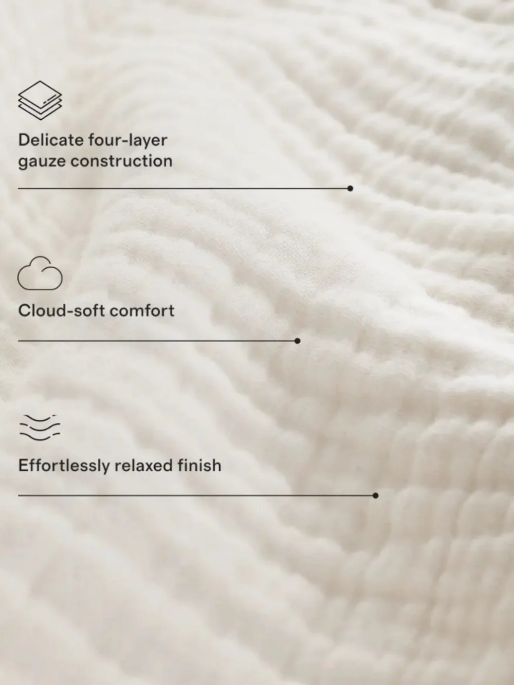 Organic Cotton Gauze Blanket Full Queen Light Blue Mist Quince